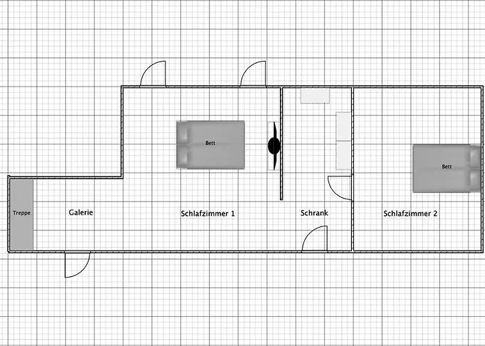Schoene Dachgeschoss-maisonette