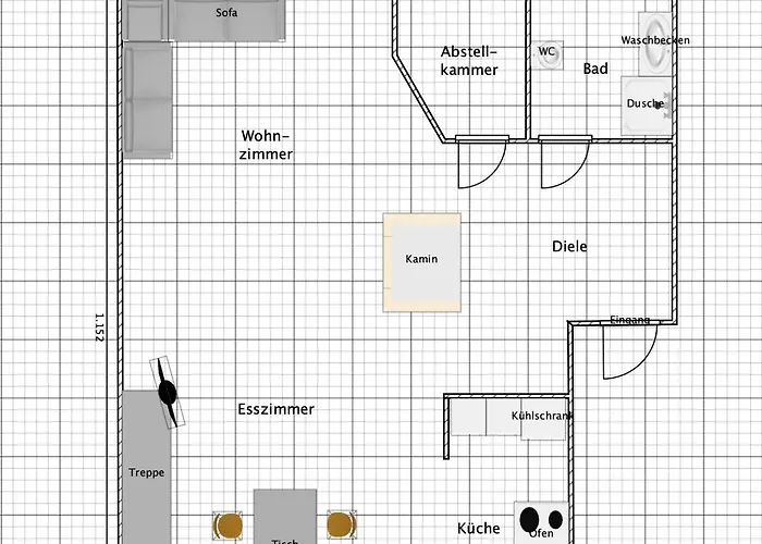 Schoene Dachgeschoss-maisonette *